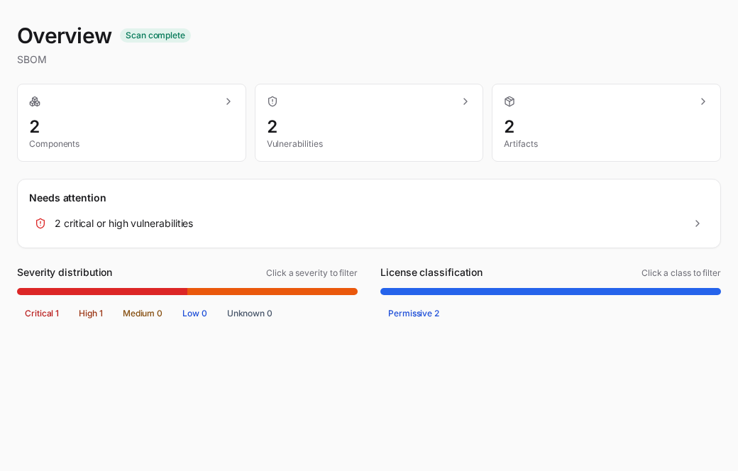 Download the notice per format from the results screen, or get everything as a ZIP